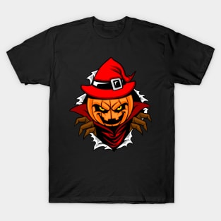 Halloween pumpkin head T-Shirt